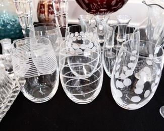 Mikasa Stemless Wine Glasses - 6 pc Set