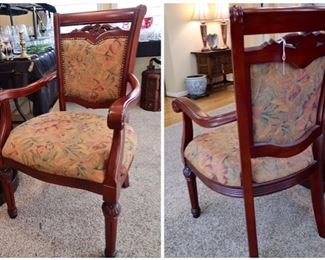 Antique accent chair-In near perfect condition and very sturdy