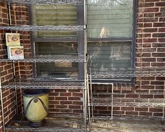 rolling wire storage racks