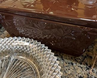 cut glass dish