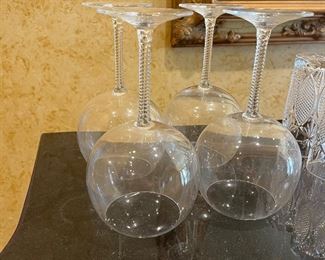 wine stem glasses