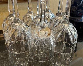 crystal wine glasses