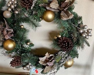 decorative winter wreath