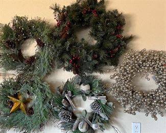 decorative winter wreathes