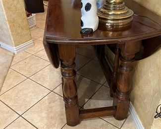 wide drop leaf table