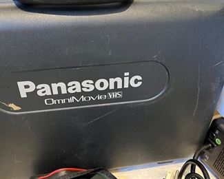 Panasonic VHS movie camera