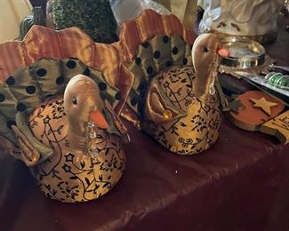 metal turkeys
