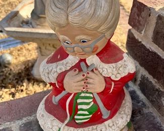 outdoor Garden Mrs. Claus