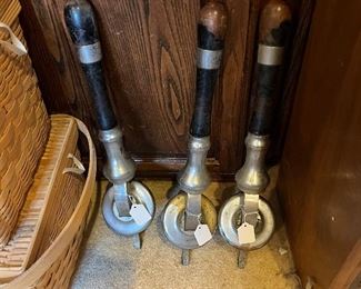 vintage wooden beer engine pulls