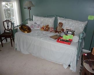 Day Bed & Vintage Stuffed Animals