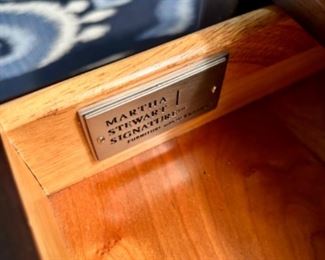 Martha Stewart Signature end table w/ 2 drawers