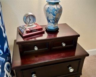 Martha Stewart Signature end table w/ 2 drawers