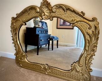Gold mirror