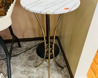 Marble Top Plant Stand 