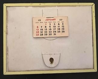 Marion Diary Advertising Thermometer Calendar 