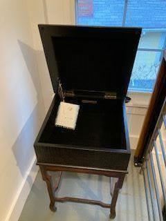 Matching Ethan Allen side table with storage