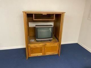 TV console with storage