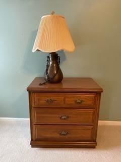 sturdy hardwood chest of drawers
