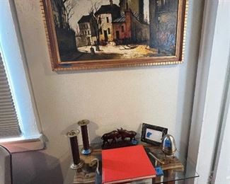 Pergel, jazz photography book, handmade side table…