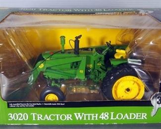 Ertl John Deere 3020 Tractor With 48 Loader Diecast, Precision Key Series, In Box