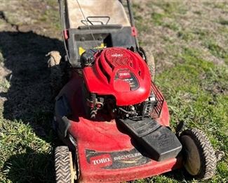 Toro Self-Propelled Push Mower with bagger