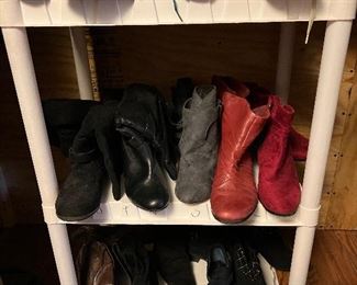 Ladies shoes and boots - size 8-9