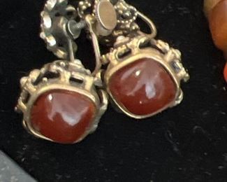 Amber Earrings