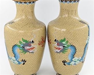 Cloisonne Vases 