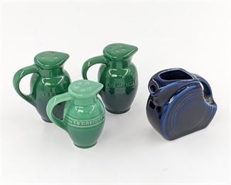 Le Creuset salt and petter and pitcher