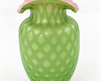 Thomas Webb cased glass vase