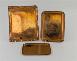 Late 1800s tiffany and co Wedding trays 