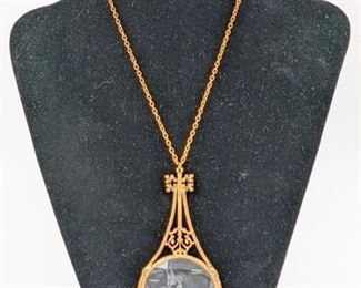 Florenza Magnifying glass necklace