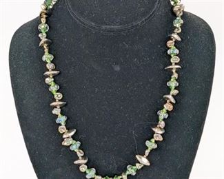 Sterling and Abalone native American jewelry 