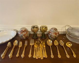 Gold Plated Stainless Silverware