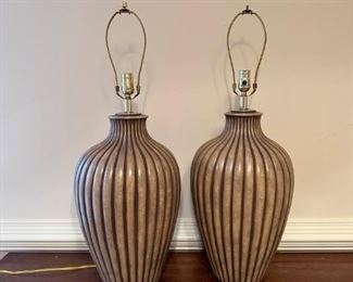 Matching Brown Lamps