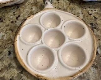 Unique Escargot Dish Set