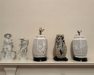 Lamps, Geisha Vase, Figurines, Prints