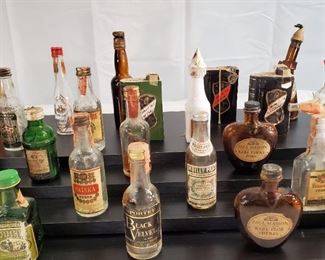Vintage mini bottles