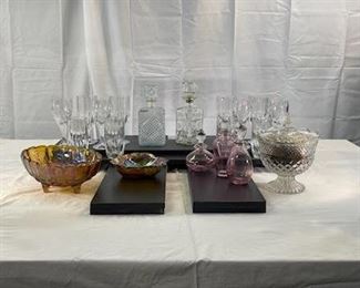 Crystal candy Dishes, Mikasa Crystal Glassware