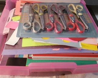Scissors for scrap booking