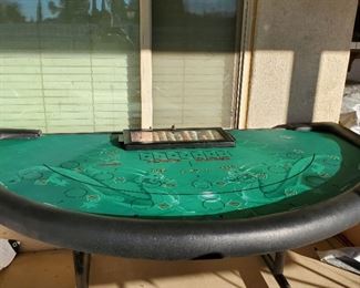 Authentic exclusive Shuffle Master Poker table, not available for sale to the general public