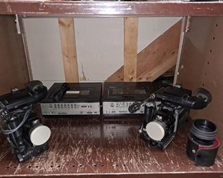 Vintage Camcorders, Quastar VCR, Lens
