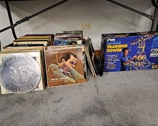 Vinyl Records, K'NEX Higher Space Training Tower kit