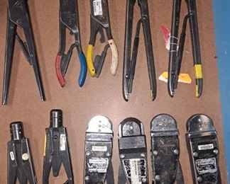 Assorted Variety of Crimping Tools