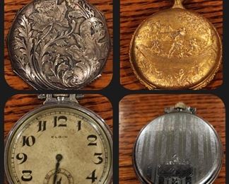 Many watches & pocket watches available.