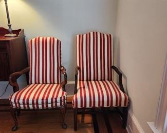 Pair of side chairs.