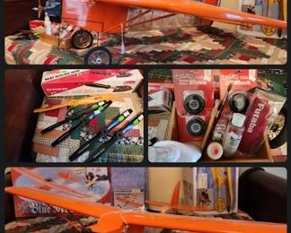 Plane with hanging hardware. Orig. $175. Kit alone was $189.