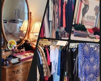 Vanity sold. Beautiful clothes remaining.