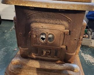 Antique wood stove.