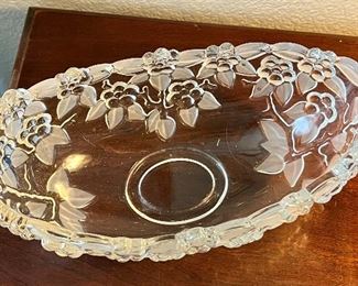 Etched Blossom Bowl